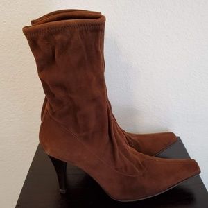 Sergio Rossi Suede Booties
